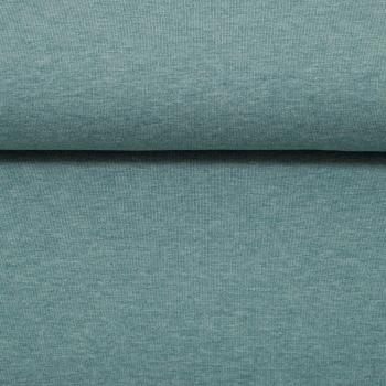 Preview: 35 cm Swafing Vanessa Baumwoll Jersey Melange Rauchblau 1742